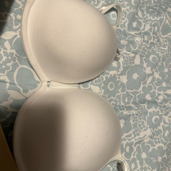 Cacique Lace and Satin Bra Trio - Black, Gold, White - Picture 6 of 11